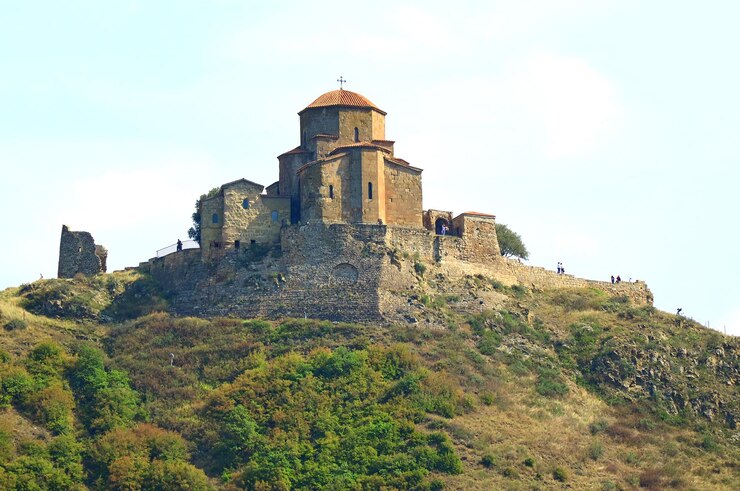 Вид на исторический монастырь джвари