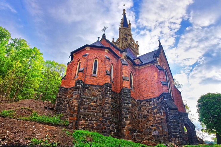 Церковь святого луки на замковой горе